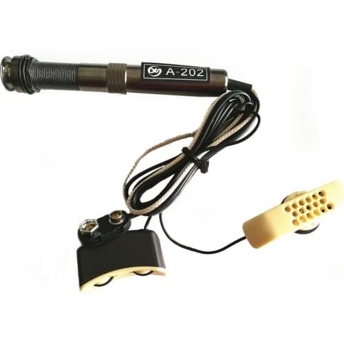 Soundhole Free Hole YS A-202 Pickup with Mic Volume Tone For Acoustic Guitar