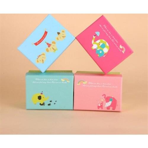 10Pcs/Lot Jewelry Boxes Set Girl Women Earrings Necklace Lipstick Makeup Storage Gift Box Soap Flower Birthday Wedding Packaging