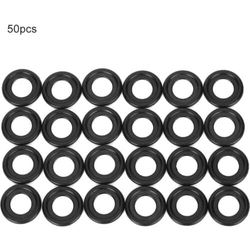 50pcs Oil Drain Plug Seal Gaskets Washers Replacement 3536966 Fit for Opel Vauxhall Drain Plug Seals Rings Rubber Accessories