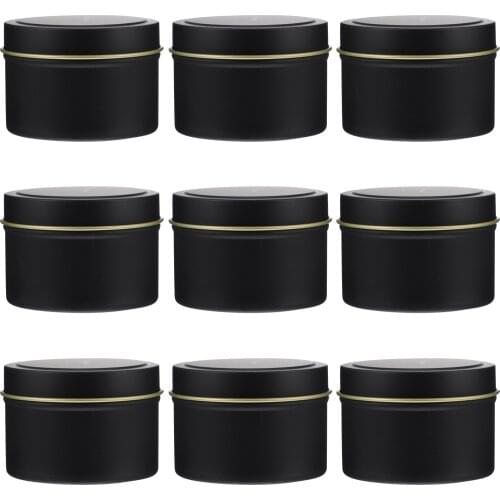 10pcs DIY Candle Making Candle Tins Lightweight Practical Compact Candle Container Storage Jar for Candle Making