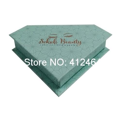 Customized private label cheap eyelash boxes lashes empty eyelash case ---PX2056