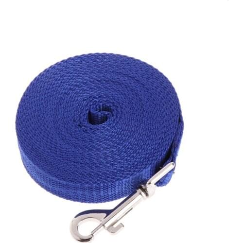 Y55D Pet Dog Lead Leash Long Strap Nylon Rope Obedience Training Walking 1.5/6/10/15M