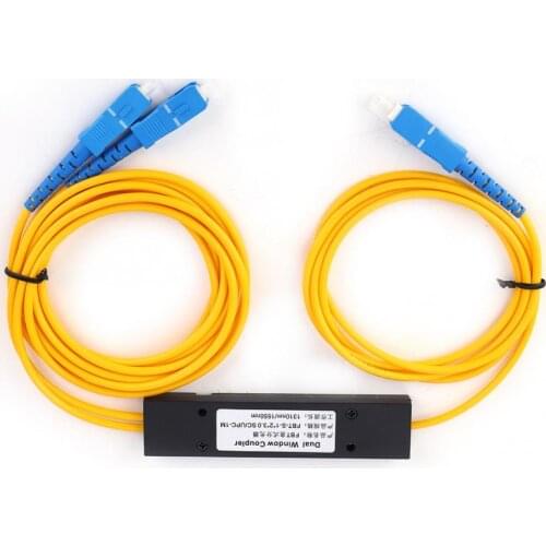 Singlemode Fiber Optic Splitter 1x2 FBT Splitter Module with SC/UPC Interface 1310-1550nm
