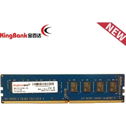 Kingbank PC Memory RAM Memoria Module Computer Desktop DDR4 4GB 8GB 8G 4G PC4 2400MHz ECC Compatible with AMD Intel Platforms