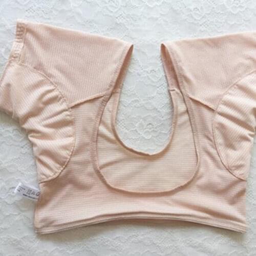 1Pc T-shirt Shape Sweat Pads Reusable Washable Underarm Armpit Sweat Pads Perfume Absorbing Anti Sweat Desodorante for Women