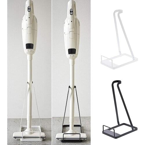 Floor Stand Storage Cleaner Parts Brush Tool Metal Vacuum Cleaner Bracket Holder Creative Bathroom Nail-free Seamless Rack