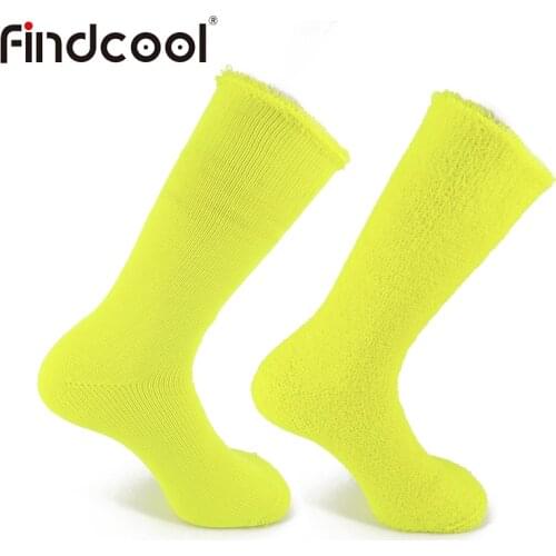 Findcool Merino Wool Sport Socks for Men and Women Super Thick and Keep Warm for Camping Hiking