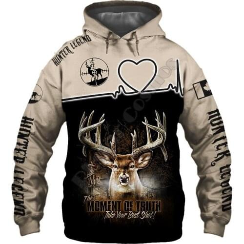 PLstar Cosmos 3D Printed Hoodies Hunter Legend Harajuku Streetwear Women for Men Zipper Hoodies/Sweatshirt/Jacket