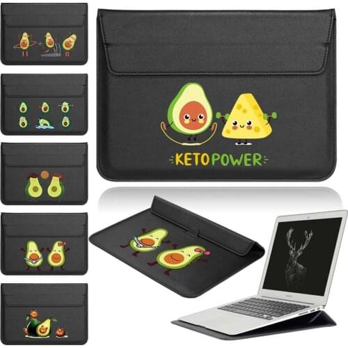 Waterproof Laptop Bag 11 12 13 15 Inch for MacBook Air Pro Huawei Dell Hp Mac Book Computer Leather Pu Sleeve Cover Accessories