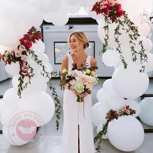 36inch Big Round White Balloon Wedding Decoration Birthday Party Balony Valentines Day Baby Shower Ballon Decor New Year Globos