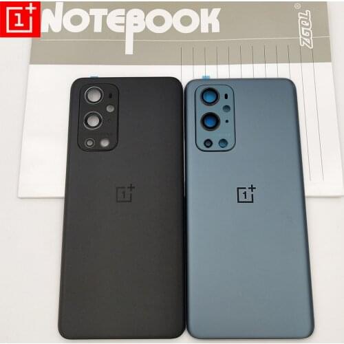 OnePlus 9 Pro Battery Back Cover Glass For One Plus 9pro 1+ 9 Pro Back Battery Cover Glass Housing With Camera Lens Frame + Logo