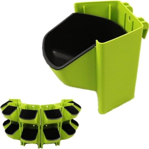 1pcs Wall Hanging Stackable Succulents Plant Pot Three-dimensional Plastic Planter Flower Pot Bonsai Garden Supplies For Decor