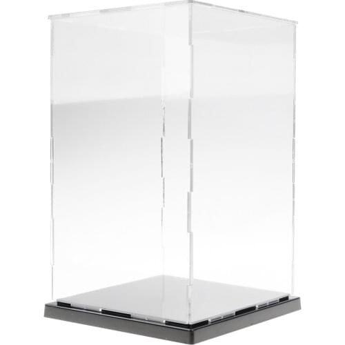 13x13x21cm Clear Model Display Box Figures Protection Show Case Home Decor