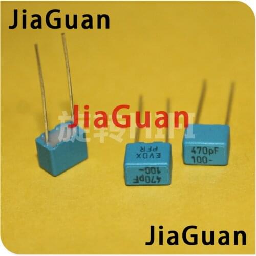20PCS NEW EVOX PFR5 470PF 100V P5MM MKP 471 film EVOX-RIFA PFR 470pF/100v 470P N47 100VDC
