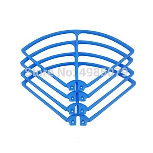 4PCS/Set Propeller Protective Frame for SYMA X8C X8W X8G X8HC X8HW X8HG Protecting frames Blue Color RC Drone Guard Spare Part