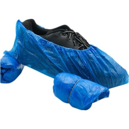 50Pairs Disposable Shoe Dust Covers Waterproof Shoes Cover Pouch Plastic Organizer Rainy Outdoor Cleaning Shoes Covers #30