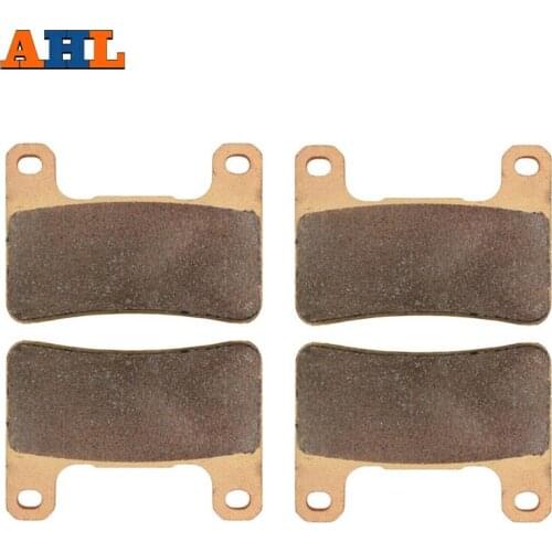 2 Pairs Motorcycle Brake Pads for KAWASAKI ZX10 R (ZX 1000 E/F/J/K) 2008-2014 Sintered Brake Disc Pad