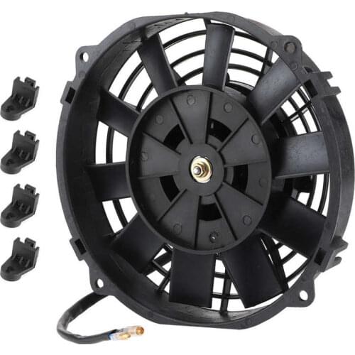 Car fan Universal Electric Fan 8in for Radiator Auto Cooling Air Conditioning 10 Blades 12V 80W 2250 RPM Automobiles