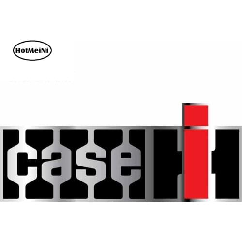 HotMeiNi 13cm x 5.3cm for Case IH Tractor Agriculture Logo Car Stickers Vinyl JDM Bumper Trunk Truck Graphics DIY Fine Decal