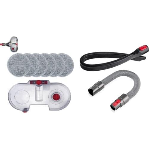 Electric Mop Water Tank For Dyson Vacuum Cleaner V7 V8 V10 V11 & Flexible Crevice Tool + Retractable Hose Kit