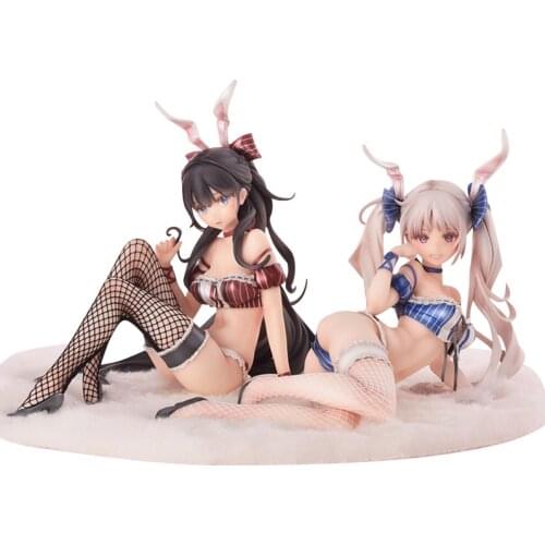 Anime Native BINDing Chris Sarah Bunny Sexy Girl 8CM PVC Action Figure Figurines Model statue figuras D30