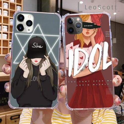 B-BTS Korean fashion girl group Phone Case For iphone 12 5 5s 5c se 6 6s 7 8 plus x xs xr 11 pro max COVER funda shell