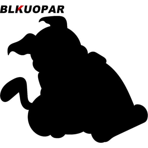 BLKUOPAR for A Cat Eating a Giant Pizza Graphics Car Stickers Decals Accessories Motorcycle Helmet Skateboard Personality Goods