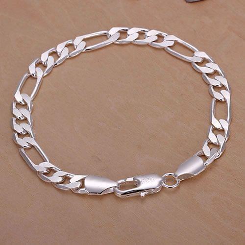 H200 925 Delicate Silver Color Bracelets For Women Charm Fashion Jewelry 8mm Bracelet /ahdaiyka Azjajqqa