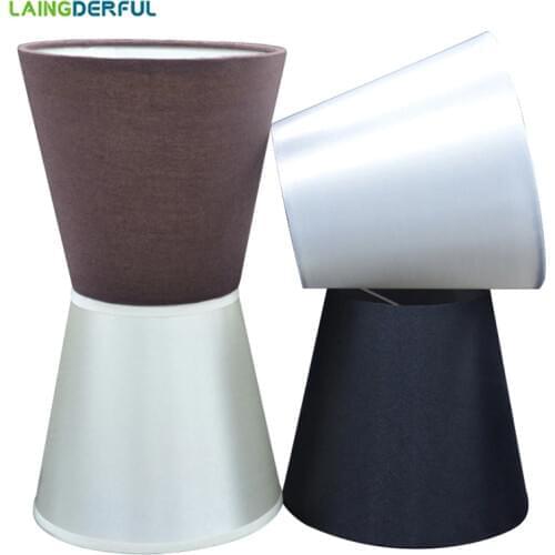 LAINGDERFUL Modern Cloth Art Inner Film Lampshade Nordic Simplicity Light Shade Solid Lamp Shades for Table Lamps