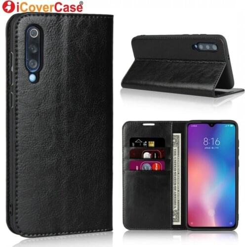 Luxury Leather Wallet For Xiaomi Mi 9 Case Protector Flip Cases Soft Cover Shell For Xiaomi Mi9 Mobile Phone Accessories Coque