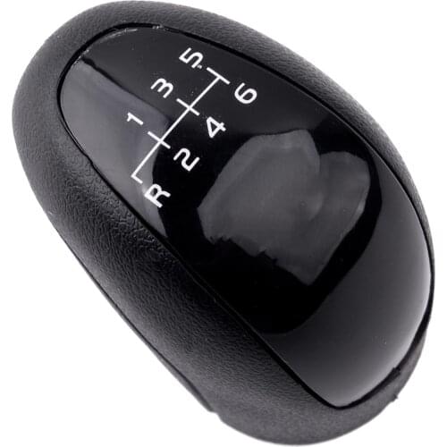 6 Speed Gear Shift Knob Manual Handle Lever Head Cap Plastic Black Fit For Mercedes Benz Vito Viano W639 Sprinter II 906