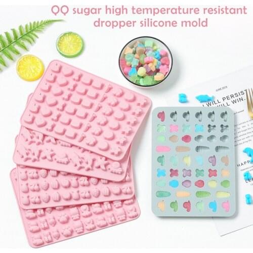 Sugarcraft Silicone Gummy Mold Ice Cubes Gelatine Baking and Candy DIY Chocolate Soft Sugar Cake Mold Baking Decorating Tools