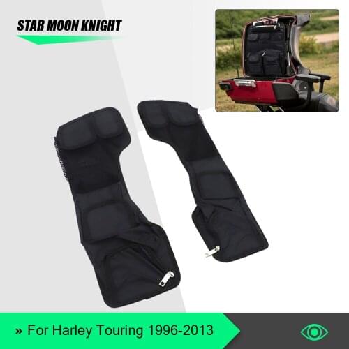 Saddlemen Hard Saddlebags Lid Organizer+ Side Hard Bags Storage For Harley Touring 1996-2013 2012 2010 2009 5.0