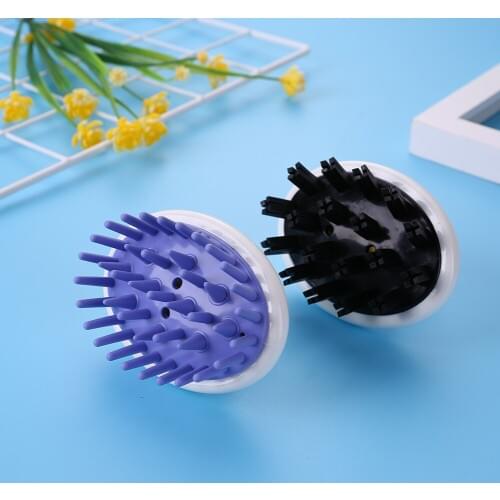 Hair Washing Shower Bath Comb Promote Blood Circulation Tool Silicone Head Shampoo Scalp Massage Brush Comb