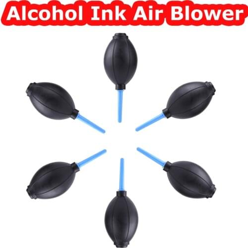 Alcohol Ink Air Blower Soft Rubber Useful Tool for Alcohol Inks Moving Dispersing DIY Card Ink Art Painting Making 2021 New