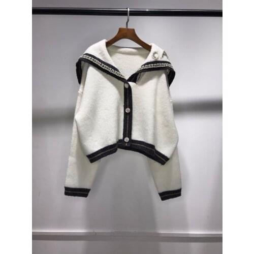 WK08738 Fashion womens Sweaters 2020 Runway Luxury famous Brand European Design party style womens Clothing