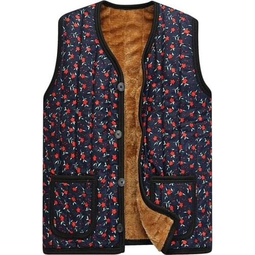 NEW Large size Vest Women winter vest Add wool Thickening To keep warm Cotton vest women clothes Quality assurance