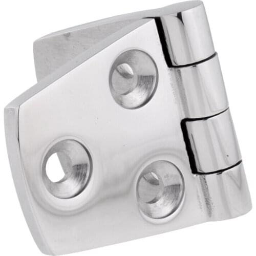 2pcs 316 Stainless Steel Strap Hinge Door Hinges Fitting for Marine Boat -3 x 1.1 in/76 x 38mm