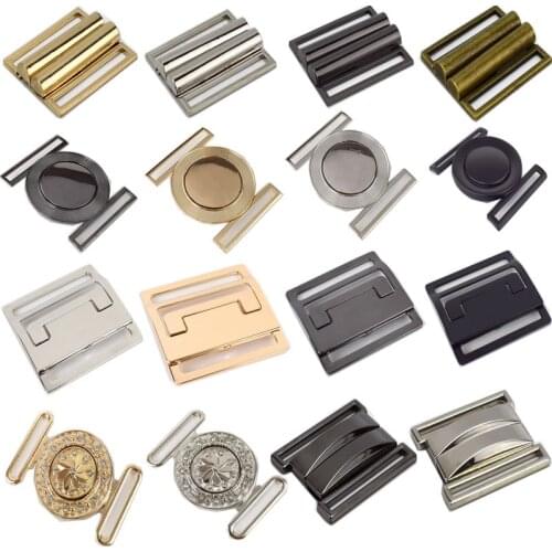 2pcs Meetee 30-60mm Metal Buttons Coat Belt Buckles for Women Down Jacket Dress garment bags Decor button DIY Sewing Accessories