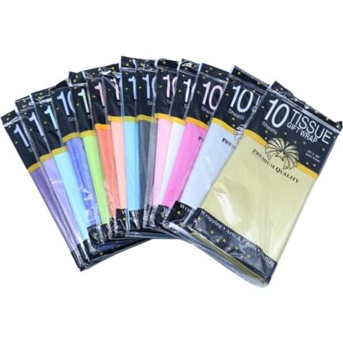 20sheets/pack Tissue Paper 50x66cm Flower Gift Packaging Craft Paper Clothing Shirt Shoes Wine Wrapping Papers Handmade Supply