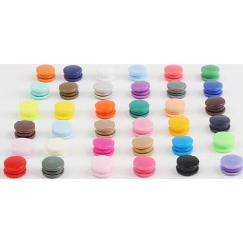 200 Sets T5 Baby Resin Snap Buttons Plastic Snaps Clothing Clip Garment Accessories Press Stud Fasteners