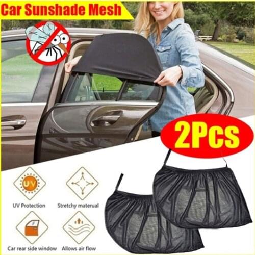 Car curtains sunshade side Windows car curtains used for sun protection ventilation and mosquito proof car window screens