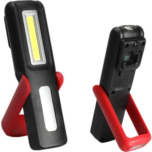 COB Inspection Lamp USB Charging LED Work Light with BatteryIndicator with StrongMagneticHand-Held Auto Repair180-DegreeRotation