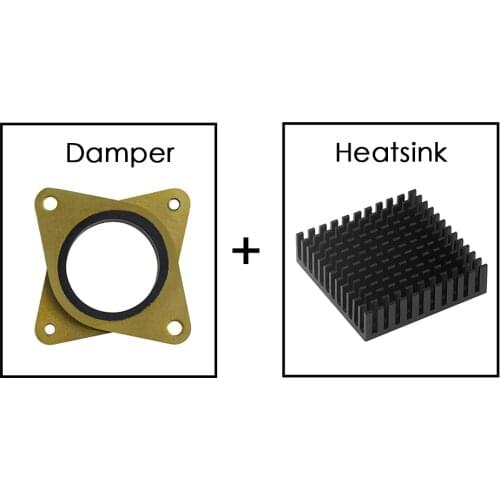 NEMA 17 Damper Meal & Stepper Motor Vibration Dampers Imported genuine shock absorber With Heat Sink for 42 stepper motor