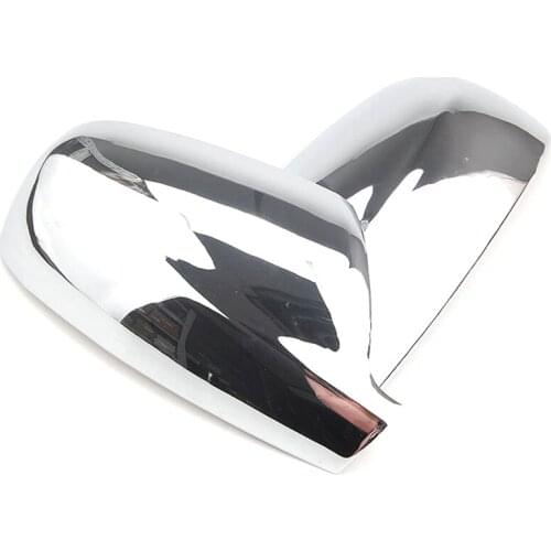 For Peugeot 307 Door Side Wing Mirror Chrome Cover Rear View Cap Accessories