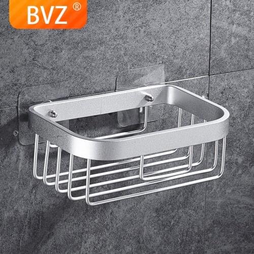 BVZ B Style Short Aluminum Bathroom Shelf Holder Bathroom Storage Space Bathroom Shelf Shower Shampoo Soap Cosmetic Shelves