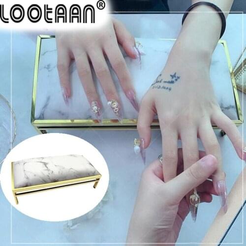 LOOTAAN 1PC Nail Tool Hand Pillow Supportable Desktop Hand Cushion Manicure Table Mat Arm Wrist Hand Rest Salon Cushion Tool