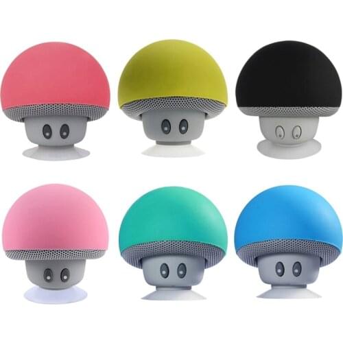 Mini Wireless Bluetooth Speaker MP3 Music Player with Mic Waterproof Portable Stereo Bluetooth Mushroom Speaker For Phone PC Z2