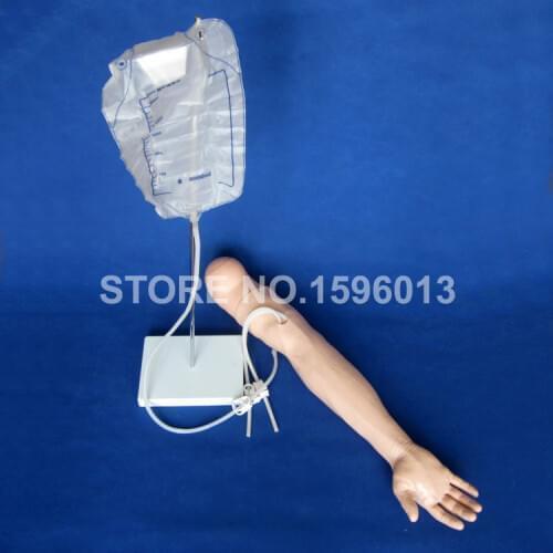 Multi-functional IV Injection Arm Model,Venipuncture Training Arm,Intravenous Infusion and IM Injection Teaching Model