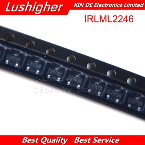 10pcs IRLML2246TRPBF IRLML2246 New Original YBZKH